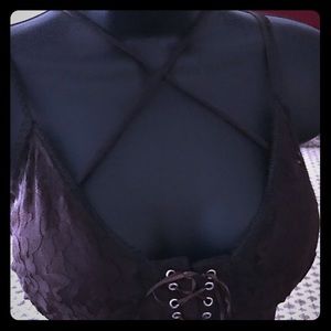 XINDAVID Tank Brown Top sz XL